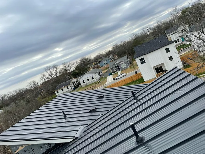 Standing seam metal roof panels with vents for Skylight Repair in Homestead